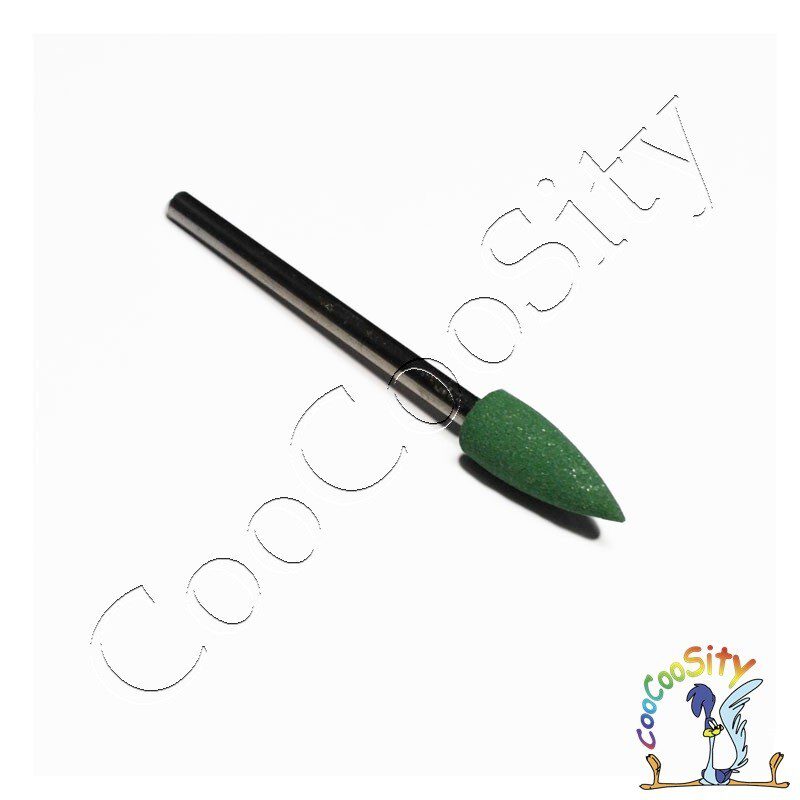 frezapolirovsshikdlyamanikyurasilikonkarbidnyj25zelenyjsrednijkonuszaostrennyjd4mm11jpg Интернетмагазин Coocoosity